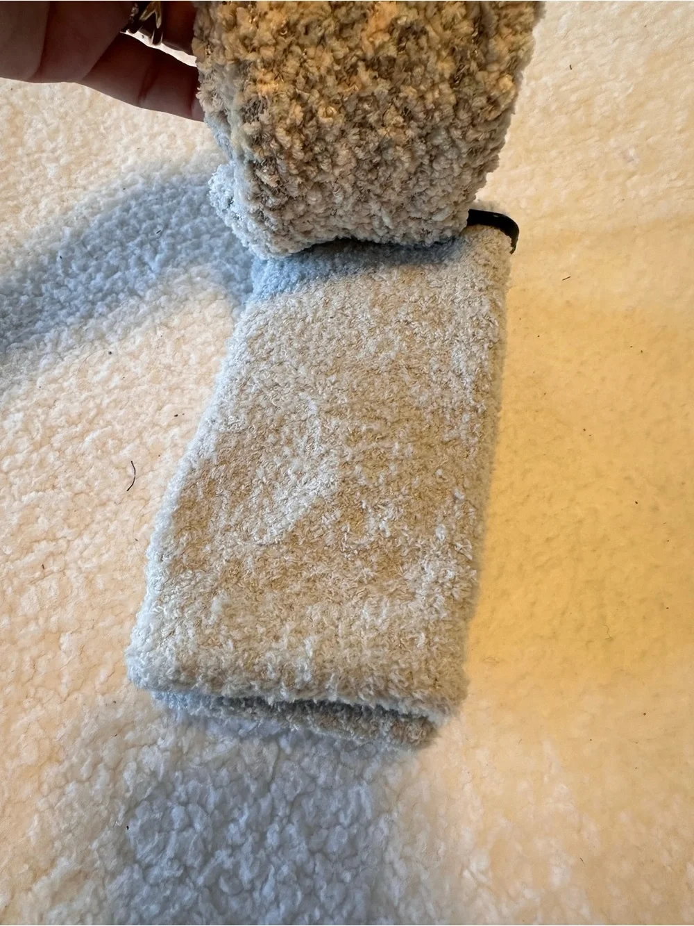 Plush Lemon Slipper Socks